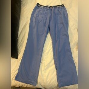 GREYS ANATOMY BY BARCO - Blue Women’s Medical Scrubs Size MP  - DRAWSTRING
